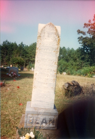 John Bean Seniors Wife Emilys Headstone 6-15-1861- 5-20-1915