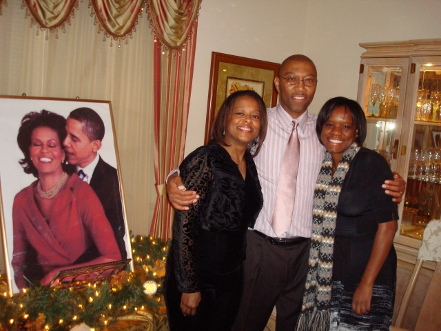 Cousins Jerry and Yolanda @ Inauguration party