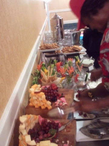 If you had been there Friday during registration, you would have been welcomed with a light buffet.